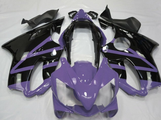 Carenados Moto Honda CBR600 F4i 2004-2007 - Púrpura Claro Negro Brillante