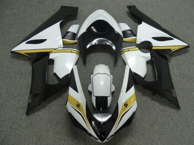 Carenados Moto Kawasaki ZX6R 2005-2006 - Blanco Negro Amarillo