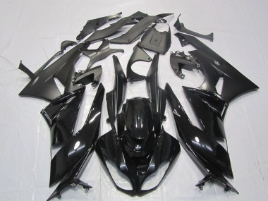 Carenados Moto Kawasaki ZX6R 2007-2008 - Negro Brillante Negro Mate