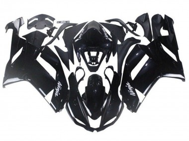 Carenados Moto ABS Kawasaki ZX6R 2007-2008 - Negro Brillante