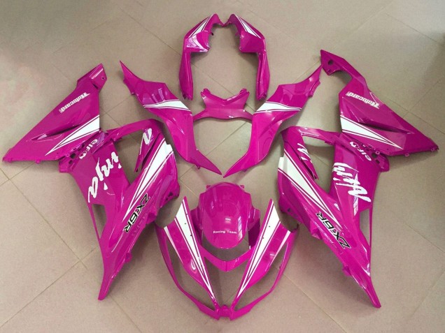 Carenados Moto Kawasaki ZX6R 2013-2018 - Rosa Blanco