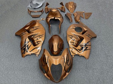 Carenados Moto Suzuki GSXR1000 1996-2007 - Brown Bronze Negro Llama