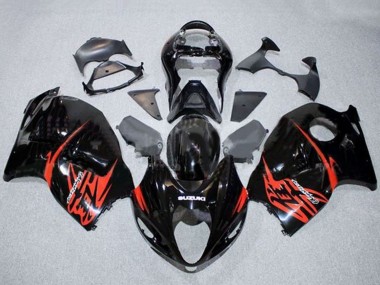 Carenados Moto Suzuki GSXR1000 1996-2007 - Negro Brillante Rojo