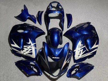 Carenados Moto Suzuki GSXR 1300 Hayabusa 2008-2020 - Navy Azul Blanco Gris