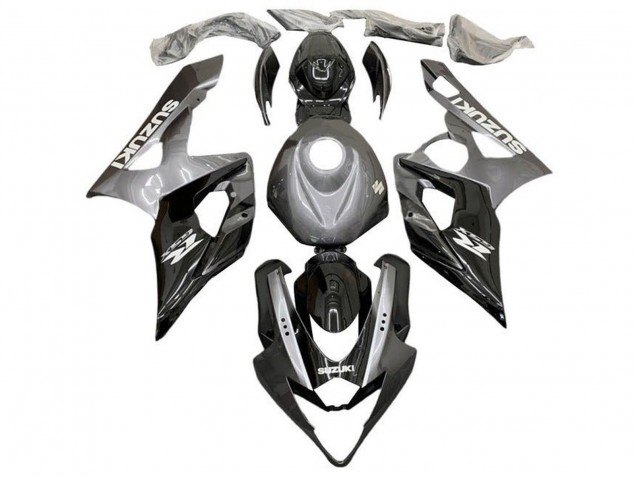 Carenados Moto Suzuki GSXR 1000 2005-2006 - Plata Negro