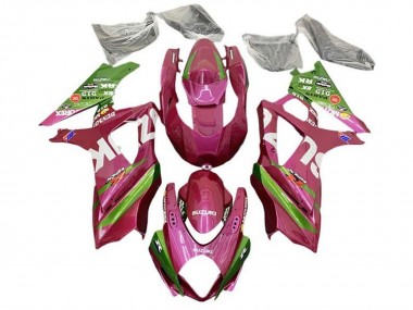 Carenados Moto Suzuki GSXR 1000 2005-2006 - Rosa Verde