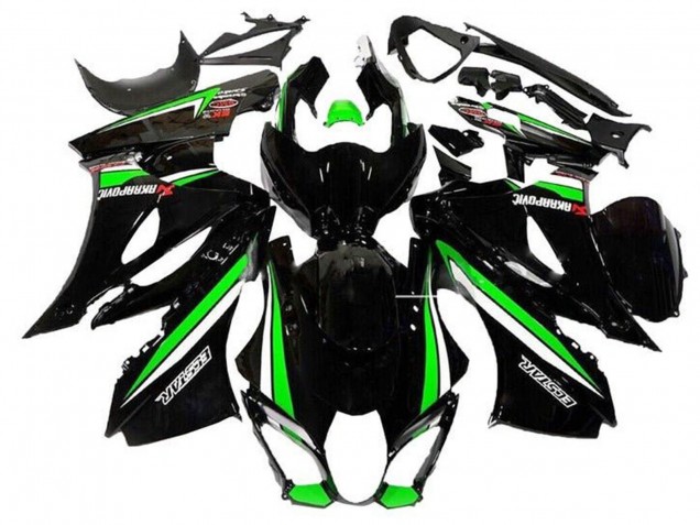 Carenados Moto Suzuki GSXR1000 2017-2025 - Negro Verde Blanco Raya