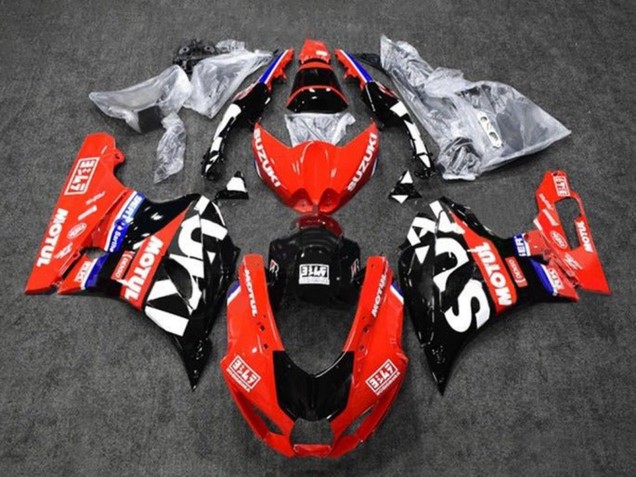 Carenados Moto Suzuki GSXR1000 2017-2025 - Rojo Blanco Azul Negro Motul