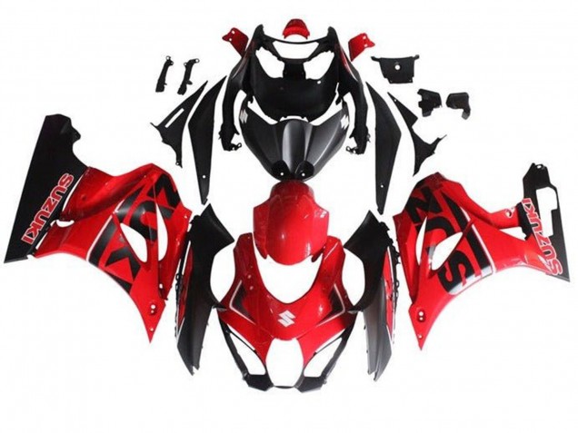 Carenado Moto Suzuki GSXR1000 2017-2025 - Rojo Negro