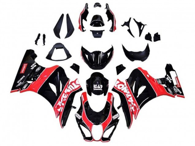 Carenados Moto Suzuki GSXR1000 2017-2025 - Negro Brillante Rojo Blanco Pinstripe