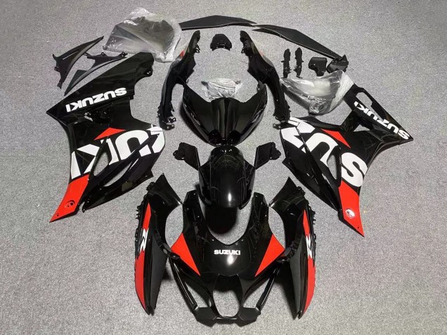 Carenados Moto Suzuki GSXR1000 2017-2025 - Negro Rojo Blanco