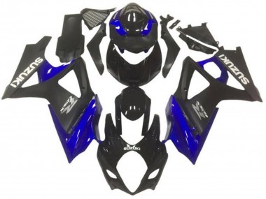 Carenados Moto Suzuki GSXR 1000 2007-2008 - Negro Brillante Negro Mate Azul Gris