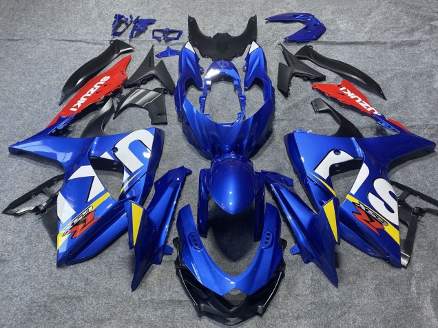 Carenados Moto Suzuki GSXR 1000 2009-2016 - Azul Rojo Blanco Amarillo