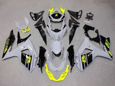 Carenados Moto Suzuki GSXR 1000 2009-2016 - Gris Neon Amarillo Negro