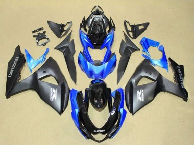 Carenados Moto Suzuki GSXR 1000 2009-2016 - Negro Mate Azul Negro Brillante Gris