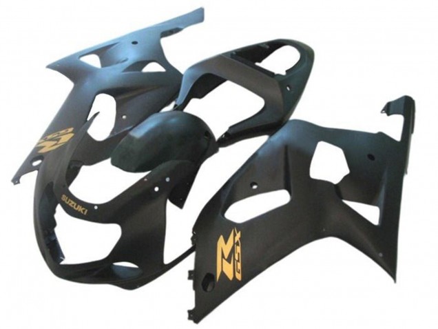 Carenados Moto Suzuki GSXR 600 / GSXR 750 2001-2003 - Negro Mate Oro