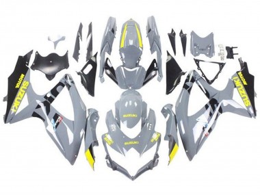 Carenados Moto Suzuki GSXR 600 / GSXR 750 2008-2010 - Nardo Gris Amarillo Negro