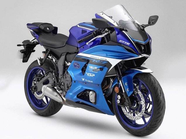 Carenados Moto Yamaha YZF R7 2021-2024 - Azul Mate Azul Mate Claro