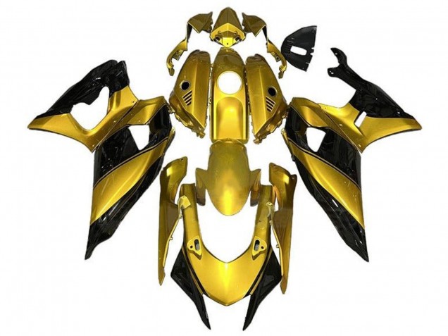 Carenados Moto Yamaha YZF R7 2021-2024 - Oro Negro