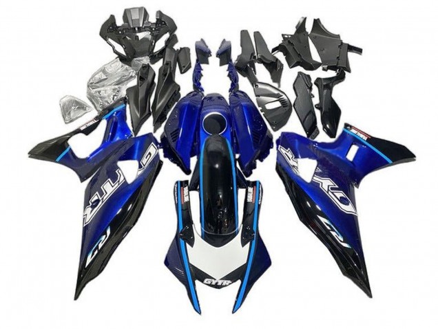 Carenados Moto Yamaha YZF R7 2021-2024 - Azul Negro Azul Claro