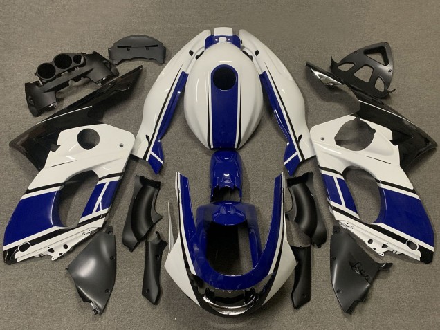 Carenados Moto Yamaha YZF600R Thundercat 1996-2007 - Blanco Azul Oscuro