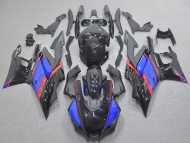 Carenados Moto Yamaha YZF R3/R25 2019-2021 - Azul Rojo Negro Brillante