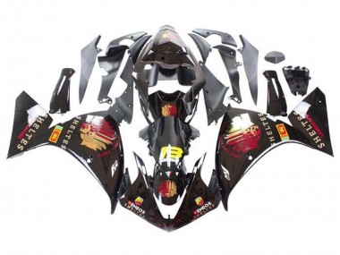 Carenados Moto Yamaha YZF 1000 R1 2009-2011 - Negro Brillante Rojo Amarillo Sheltes