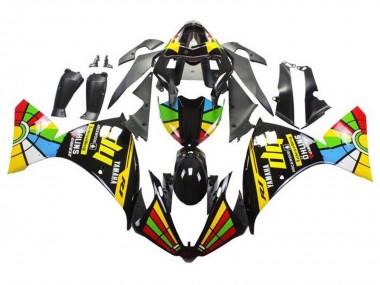 Carenados Moto Yamaha YZF 1000 R1 2009-2011 - Negro Brillante HP RuedaColores