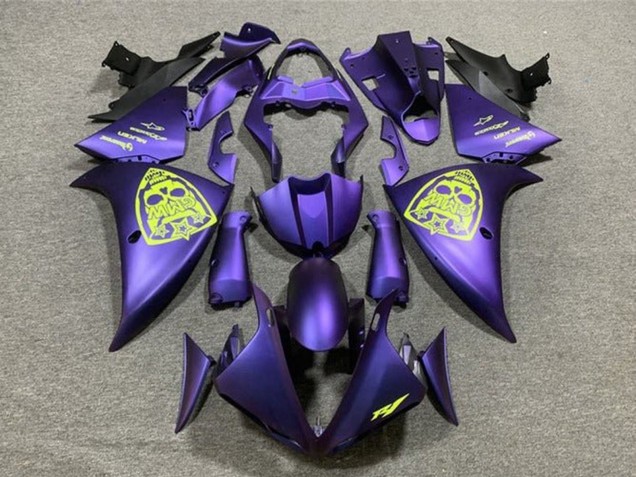 Carenados Moto Yamaha YZF 1000 R1 2009-2011 - Púrpura Neon Amarillo