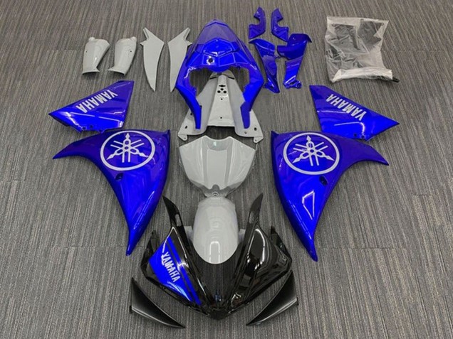 Carenados Moto Yamaha YZF 1000 R1 2012-2014 - Nardo Gris Azul Negro