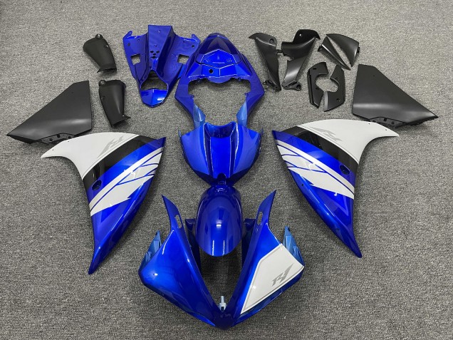 Carenados Moto Yamaha YZF 1000 R1 2012-2014 - Azul Blanco Negro