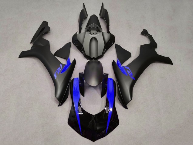 Carenados Moto Yamaha YZF 1000 R1 2015-2019 - Negro Mate Negro Brillante Azul