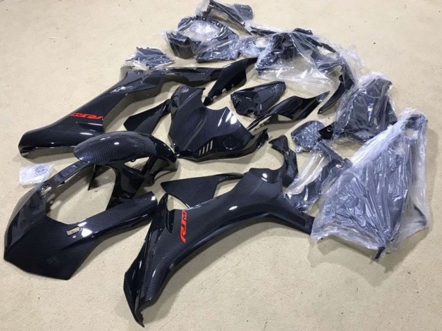 Carenados Moto Yamaha YZF 1000 R1 2015-2019 - Falso FibraCarbono Rojo Calcomanía