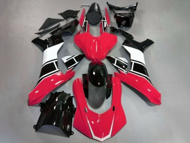 Carenados Moto Yamaha YZF 1000 R1 2020-2025 - Rojo Blanco Negro Brillante
