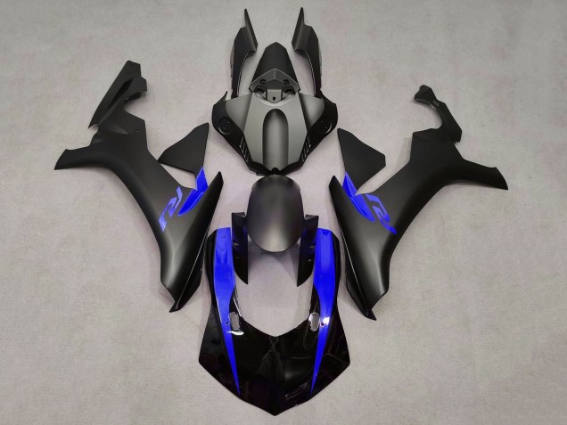 Carenados Moto Yamaha YZF 1000 R1 2020-2025 - Negro Mate Azul