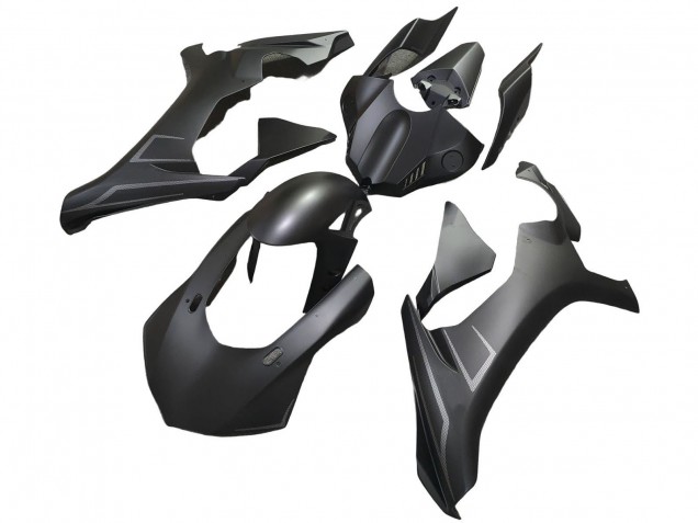 Carenados Moto Yamaha YZF 1000 R1 2020-2025 - Negro Mate Plata