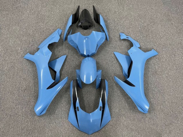 Carenados Moto Yamaha YZF 1000 R1 2020-2025 - Azul Claro Negro Brillante