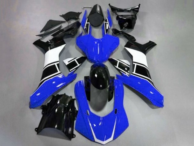 Carenados Moto Yamaha YZF 1000 R1 2020-2025 - Azul Blanco Negro Brillante