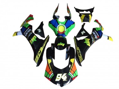Carenados Moto Yamaha YZF 1000 R1 2020-2025 - Azul Verde Amarillo Rojo Negro RuedaColores 94