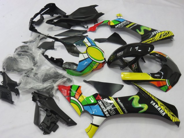 Carenados Moto Yamaha YZF 1000 R1 2020-2025 - Blanco Azul Verde Amarillo Rojo Negro RuedaColores MoviStar
