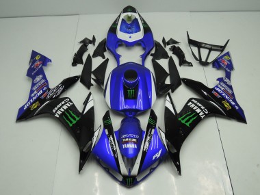 Carenados Moto Yamaha YZF 1000 R1 2004-2006 - Azul Blanco Negro Verde Monstruo Energy