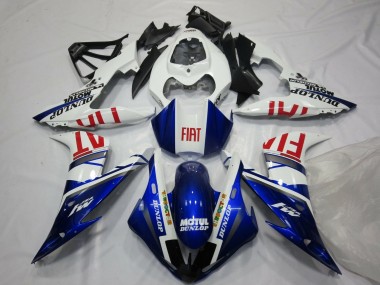 Carenados Moto Yamaha YZF 1000 R1 2004-2006 - Blanco Azul Rojo Fiat