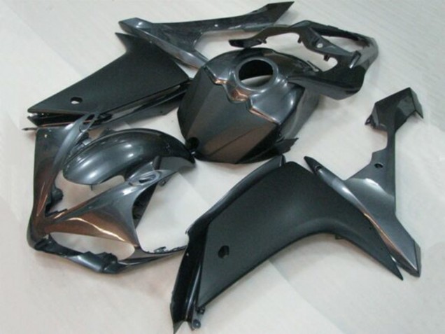 Carenado Moto Yamaha YZF 1000 R1 2007-2008 - Plata Oscuro Negro Mate