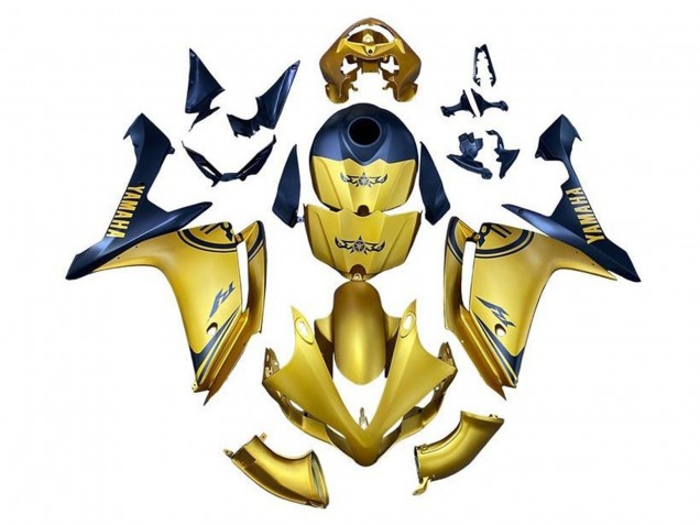 Carenados Moto Yamaha YZF 1000 R1 2007-2008 - Oro Azul