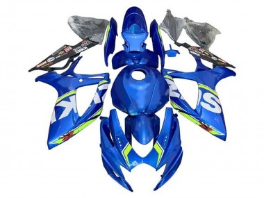 Carenados Moto Suzuki GSXR 600 / GSXR 750 2006-2007 - Azul Blanco Verde