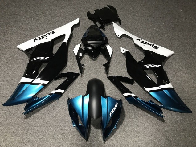 Carenados Moto Yamaha YZF R6 2008-2016 - Blanco Azul Negro Spiffy