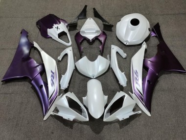 Carenado Moto Yamaha YZF R6 2008-2016 - Blanco Púrpura