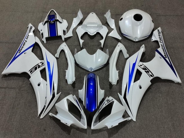 Carenado Moto Yamaha YZF R6 2008-2016 - Blanco Azul
