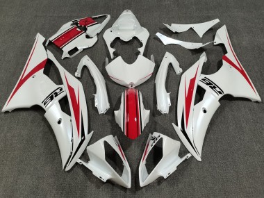 Carenado Moto Yamaha YZF R6 2008-2016 - Blanco Perla Rojo