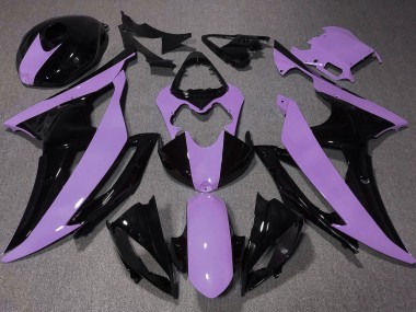 Carenado Moto Yamaha YZF R6 2008-2016 - Púrpura Negro Brillante
